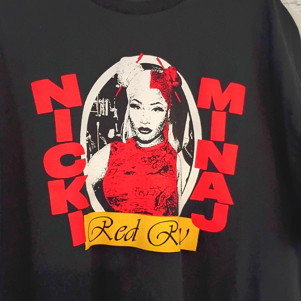 Nicki Minaj Red Ruby Graphic T-Shirt Black XXL 2022 Roman Reloaded Bravado - Picture 2 of 5